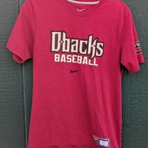 Nike Team Merchandise MLB Arizona Diamondbacks Dbacks Maroon T Shirt Size XL
